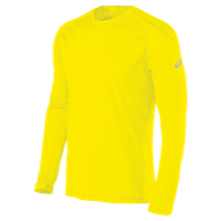 ASICS Core Crew Long Sleeve T-Shirt - Men's - Yellow / Yellow