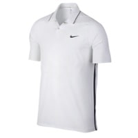 Nike TW VL Max Woven Solid Golf Polo - Men's - White / Black