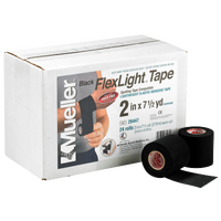 Mueller FlexLight Spatting Tape - All Black / Black