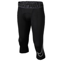 Nike Pro Compression 3/4 Tights - Boys' Grade School - Black / White