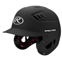 Rawlings Coolflo R16 Senior Batting Helmet - Men's - Black / White