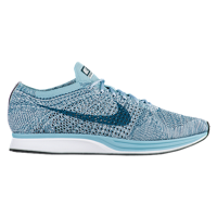 Nike Flyknit Racer - Men's - White / Light Blue