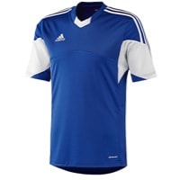 adidas Team Tiro 13 S/S Jersey - Boys' Grade School - Blue / White