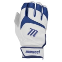 Marucci Signature Batting Gloves - Men's - White / Blue