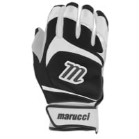 Marucci Signature Batting Gloves - Youth - White / Black