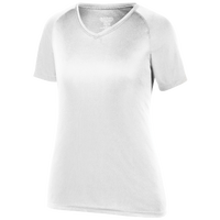 Augusta Sportswear Team Attain Wicking T-Shirt - Women's - All White / White