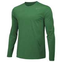 Nike Team Legend Long Sleeve Poly Top - Men's - Green / Green