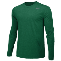 Nike Team Legend Long Sleeve Poly Top - Men's - Dark Green / Dark Green