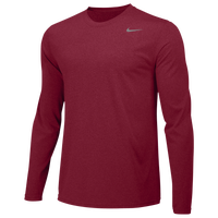 Nike Team Legend Long Sleeve Poly Top - Men's - Red / Red