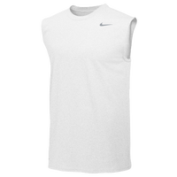 Nike Team Legend Sleeveless Poly Top - Men's - All White / White