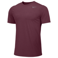 Nike Team Legend Short Sleeve Poly Top - Men's - Maroon / Maroon