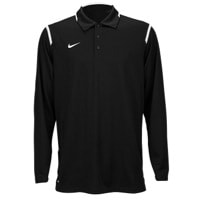 Nike Team Gameday Polo L/S - Men's - Black / White