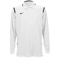 Nike Team Gameday Polo L/S - Men's - White / Black