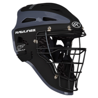 Rawlings Velo Two-Tone Catcher's Helmet - Black / Grey