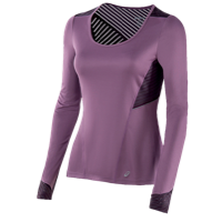 ASICS� Lite-Show Long Sleeve T-Shirt - Women's - Purple / Purple