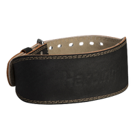 Harbinger 4" Padded Leather Belt - Men's - Black / Tan