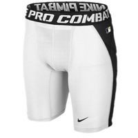 Nike Pro Combat Hyperstrong Heist Slider - Boys' Grade School - White / Black