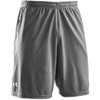 Under Armour Team Coaches 9.5" Shorts - Men's - Grey / Grey