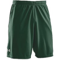 Under Armour Team Coaches 9.5" Shorts - Men's - Dark Green / Dark Green