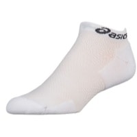 ASICS Fuzex Cushion Single Tack Socks - White / Black