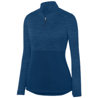 Augusta Sportswear Team Heather 1/4 Zip Pullover - Women's - Navy / Navy