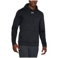 Under Armour Team Hustle Fleece Hoodie - Men's - All Black / Black