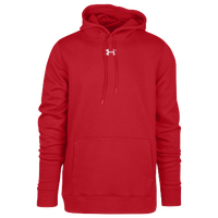 Under Armour Team Hustle Fleece Hoodie - Men's - Red / Red