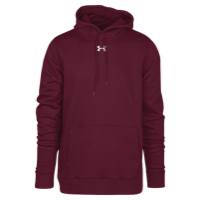 Under Armour Team Hustle Fleece Hoodie - Men's - Maroon / Maroon