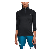 Under Armour Tech 1/2 Zip - Women's - Black / Black