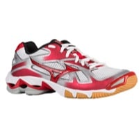 Mizuno Wave Bolt 5 - Women's - White / Red