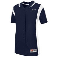 Nike Team Vapor Full Button Jersey - Women's - Navy / White