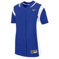 Nike Team Vapor Full Button Jersey - Women's - Blue / White