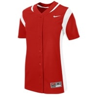 Nike Team Vapor Full Button Jersey - Women's - Red / White