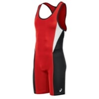 ASICS Legit Wrestling Singlet - Men's - Red / Black