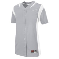 Nike Team Vapor Full Button Jersey - Women's - Light Blue / White