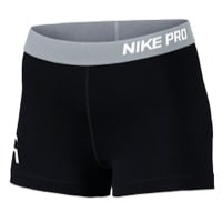 Nike Pro Cool 3" Compression Shorts - Women's - Black / White