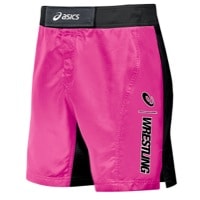 ASICS� Feud Wrestling Shorts - Men's - Pink / Black