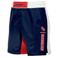 ASICS� Feud Wrestling Shorts - Men's - Navy / Red