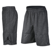 Jordan Ele Print Shorts - Men's - Grey / Black