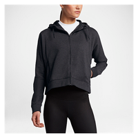 Nike Versa Full Zip Top - Women's - All Black / Black