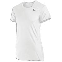 Nike Team Legend Short Sleeve T-Shirt - Women's - All White / White