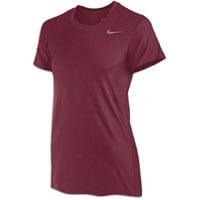 Nike Team Legend Short Sleeve T-Shirt - Women's - Maroon / Maroon