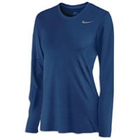 Nike Team Legend Long Sleeve T-Shirt - Women's - Navy / Navy