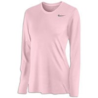 Nike Team Legend Long Sleeve T-Shirt - Women's - Pink / Pink