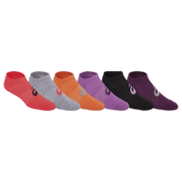 ASICS� Invasion No Show 6 Pack Socks - Women's - Multicolor / Multicolor