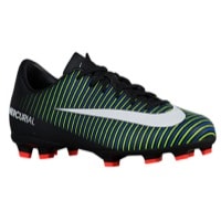 Nike Mercurial Victory XI FG - Boys' Grade School - Black / White