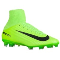 Nike Mercurial Veloce III DF FG - Men's - Light Green / Black