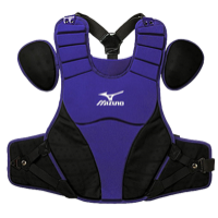 Mizuno Samurai 16" Chest Protector - Men's - Purple / Black