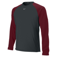 Nike Team Shield Therma-Fit Crew 1.5 - Men's - Grey / Maroon