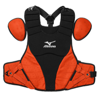 Mizuno Samurai 15" Intermediate Chest Protector - Men's - Black / Orange